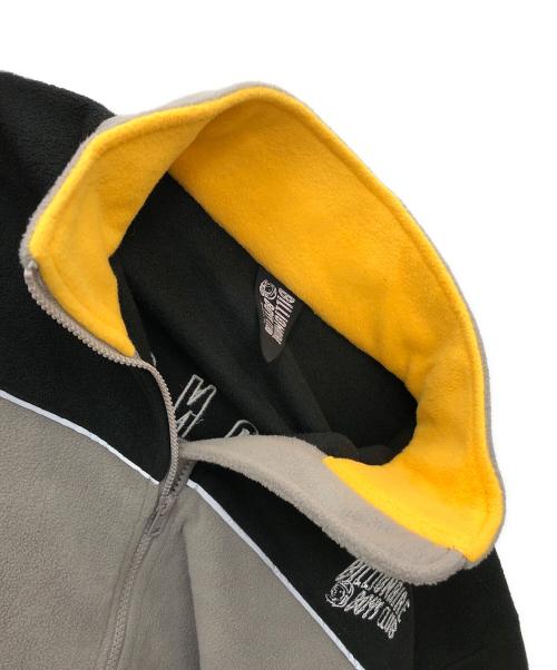 BILLIONAIRE BOYS CLUB（ビリオネアボーイズクラブ）BILLIONAIRE BOYS CLUB (ビリオネアボーイズクラブ) フリースジャケット ブラック×イエロー サイズ:XLの古着・服飾アイテム