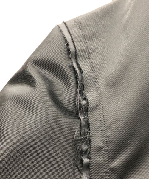 DISCOVERED（ディスカバード）DISCOVERED (ディスカバード) CROCHET SLEEVE MA-1 ブラック サイズ:3の古着・服飾アイテム