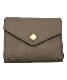 LOUIS VUITTON（ルイ ヴィトン）の古着「ポルトフォイユ･ゾエ モノグラム・アンプラント」｜グレー