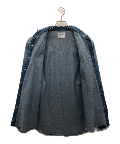 Wrangler（ラングラー）Wrangler (ラングラー) ウエスタンシャツ ブルー サイズ:Sの古着・服飾アイテム