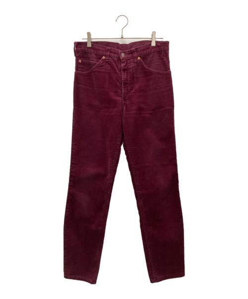 LEVI'S（リーバイス）LEVI'S (リーバイス) コーデュロイパンツ ボルドー サイズ:W34の古着・服飾アイテム