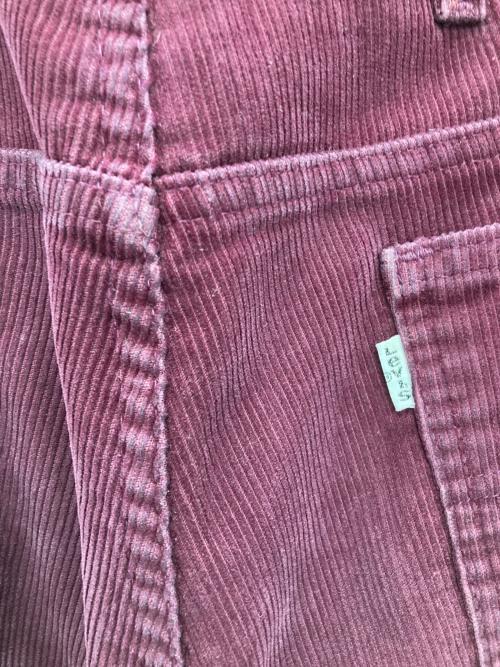 LEVI'S（リーバイス）LEVI'S (リーバイス) コーデュロイパンツ ボルドー サイズ:W34の古着・服飾アイテム