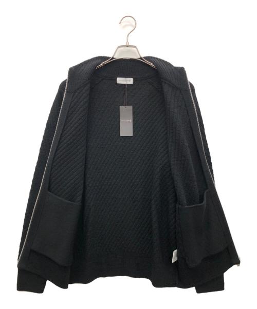 MACKINTOSH LONDON（マッキントッシュ ロンドン）MACKINTOSH LONDON (マッキントッシュ ロンドン) ロービングウールフルジップニット ブラック サイズ:L 未使用品の古着・服飾アイテム