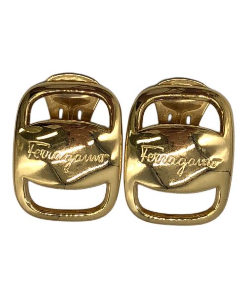 Salvatore Ferragamo（サルヴァトーレ フェラガモ）Salvatore Ferragamo (サルヴァトーレ フェラガモ) イヤリング ゴールドの古着・服飾アイテム