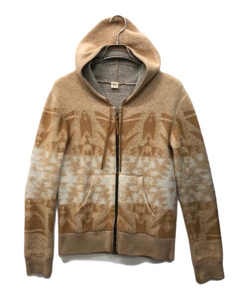 Ron Herman（ロンハーマン）Ron Herman (ロンハーマン) ジップパーカー ブラウン サイズ:Sの古着・服飾アイテム