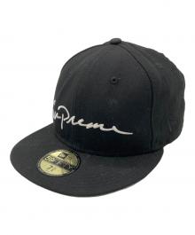 New Era×SUPREME（ニューエラ×シュプリーム）の古着「キャップ」｜ブラック