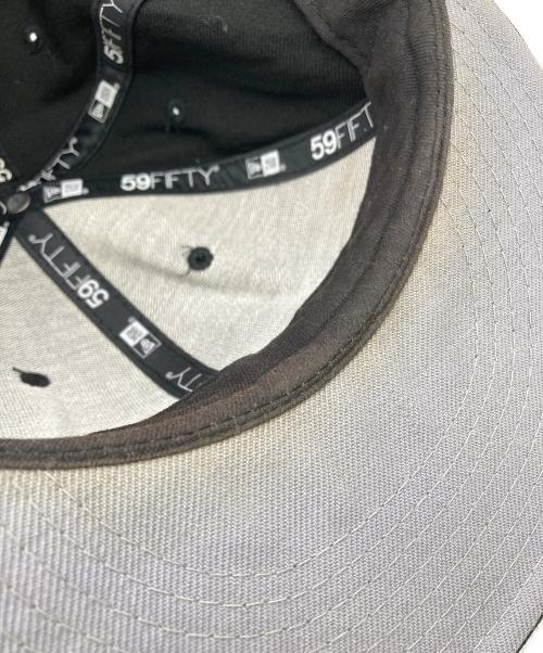 New Era（ニューエラ）New Era (ニューエラ) Supreme (シュプリーム) キャップ ブラック サイズ:7 5/8  60.6cmの古着・服飾アイテム