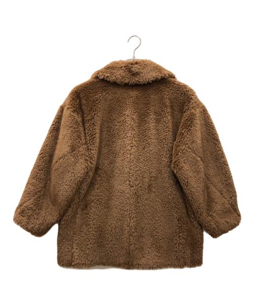 自由区（ジユウク）自由区 (ジユウク) TEDDY ボアコート ブラウン サイズ:38の古着・服飾アイテム