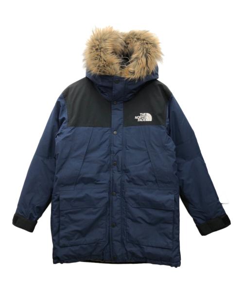 THE NORTH FACE（ザ ノース フェイス）THE NORTH FACE (ザ ノース フェイス) マウンテンダウンコート ネイビー×ブラック サイズ:Lの古着・服飾アイテム
