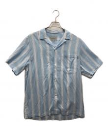 CarHartt（カーハート）の古着「オープンカラーシャツ」｜スカイブルー×ホワイト
