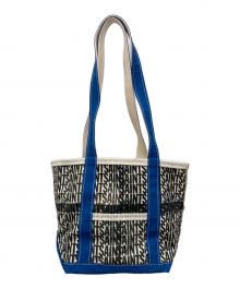 SAINT MICHAEL（セントマイケル）の古着「ミニトートバッグ」｜アイボリー×ブルー