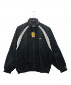 New Eraニューエラ）の古着「オーバーサイズド パイピング トラックジャケット」｜ブラック