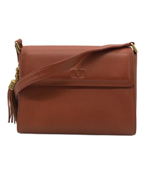 VALENTINO GARAVANI（ヴァレンティノ・ガラヴァーニ）VALENTINO GARAVANI (ヴァレンティノ・ガラヴァーニ) ショルダーバッグ キャメルの古着・服飾アイテム