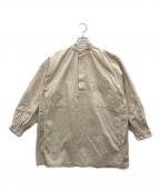 ORCIVALオーシバル）の古着「プルオーバーシャツ」｜アイボリー