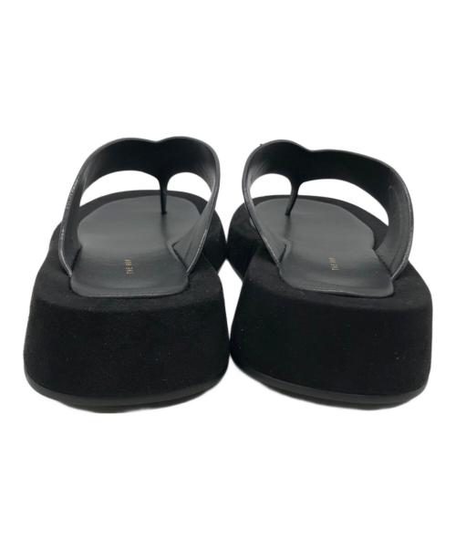 THE ROW（ザ ロウ）THE ROW (ザ ロウ) Ginza スエード サンダル ブラック サイズ:39の古着・服飾アイテム