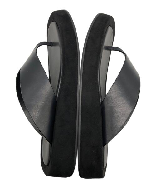 THE ROW（ザ ロウ）THE ROW (ザ ロウ) Ginza スエード サンダル ブラック サイズ:39の古着・服飾アイテム