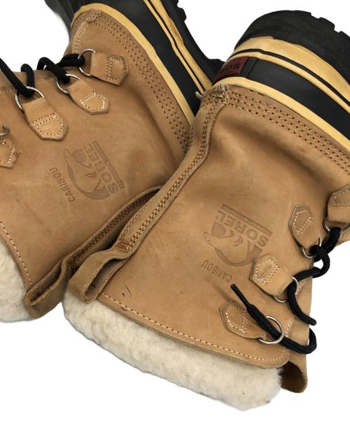 SOREL（ソレル）SOREL (ソレル) カリブー ベージュ×ブラック サイズ:8の古着・服飾アイテム