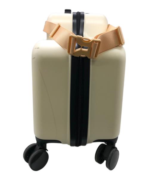 KIDS TRAVEL（キッズトラベル）KIDS TRAVEL (キッズトラベル) 子供が乗れるキャリーケース アイボリーの古着・服飾アイテム