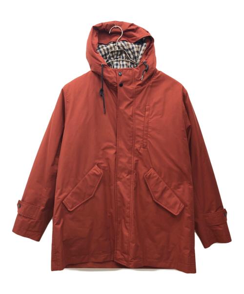 Aquascutum（アクアスキュータム）Aquascutum (アクアスキュータム) ショートモッズコート オレンジ サイズ:38の古着・服飾アイテム