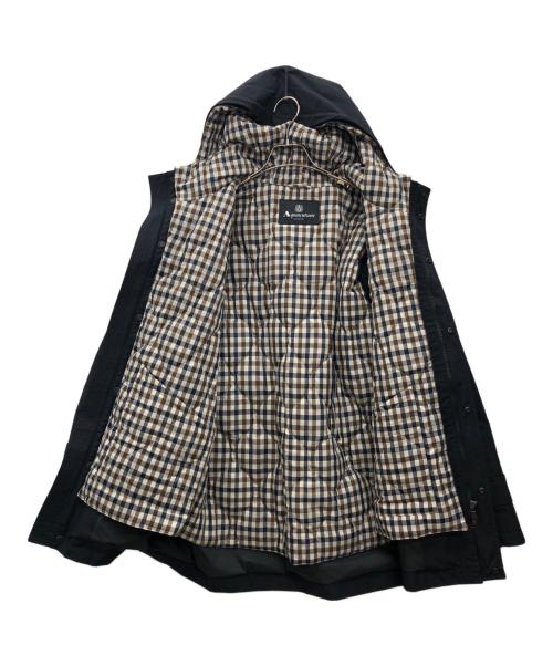 Aquascutum（アクアスキュータム）Aquascutum (アクアスキュータム) ショートモッズコート ネイビー サイズ:38の古着・服飾アイテム