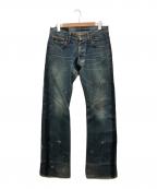 NUDIE JEANSヌーディー・ジーンズ）の古着「ダメージ加工デニムパンツ」｜インディゴ