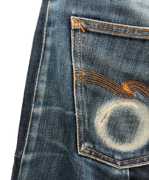 NUDIE JEANS（ヌーディー・ジーンズ）NUDIE JEANS (ヌーディー・ジーンズ) ダメージ加工デニムパンツ インディゴ サイズ:W28の古着・服飾アイテム