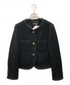 THE CLASSE DoCLASSEザクラス ドゥクラッセ）の古着「ノーカラージャケット」｜ブラック