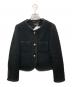 THE CLASSE DoCLASSE（ザクラス ドゥクラッセ）の古着「ノーカラージャケット」｜ブラック