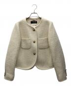 THE CLASSE DoCLASSEザクラス ドゥクラッセ）の古着「ノーカラージャケット」｜ベージュ