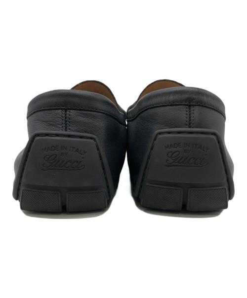 GUCCI（グッチ）GUCCI (グッチ) ドライビングシューズ ブラック サイズ:9 1/2の古着・服飾アイテム