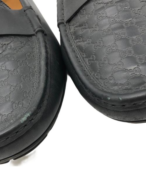 GUCCI（グッチ）GUCCI (グッチ) ドライビングシューズ ブラック サイズ:9 1/2の古着・服飾アイテム