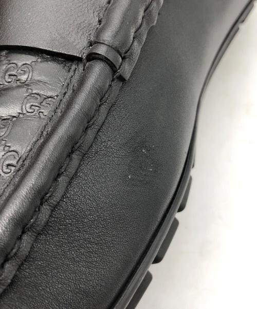 GUCCI（グッチ）GUCCI (グッチ) ドライビングシューズ ブラック サイズ:9 1/2の古着・服飾アイテム