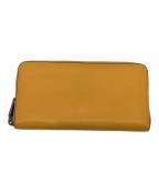 COACHコーチ）の古着「アコーディオンウォレット」｜イエロー