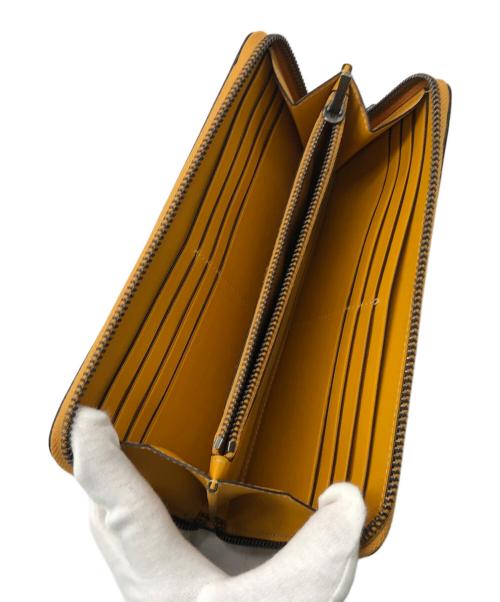 COACH（コーチ）COACH (コーチ) アコーディオンウォレット イエローの古着・服飾アイテム