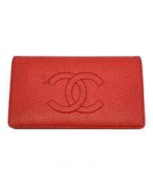 CHANEL（シャネル）の古着「長財布」｜レッド
