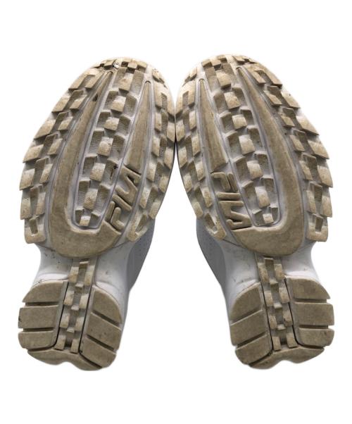 FILA（フィラ）FILA (フィラ) ハイカット厚底スニーカー ホワイト サイズ:23.5cmの古着・服飾アイテム