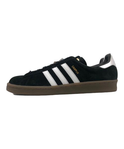 adidas（アディダス）adidas (アディダス) ローカットスニーカー ブラック×ホワイト サイズ:27.5cm 未使用品の古着・服飾アイテム