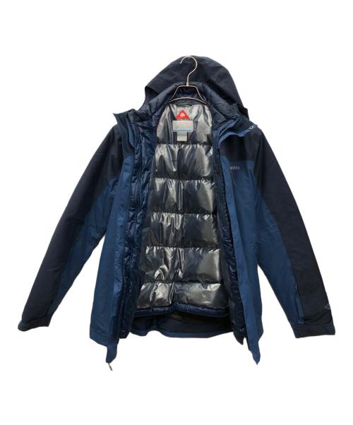 Columbia（コロンビア）Columbia (コロンビア) インバウンズ 650 ターボダウン インターチェンジジャケット ネイビー サイズ:Lの古着・服飾アイテム