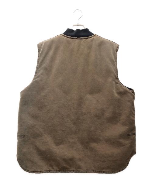 CarHartt（カーハート）CarHartt (カーハート) ダックベスト ブラウン サイズ:FREEの古着・服飾アイテム