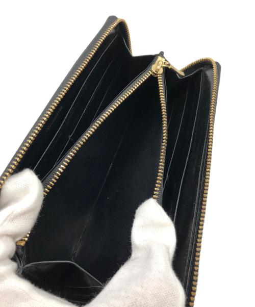 cocomeister（ココマイスター）COCOMEISTER (ココマイスター) ラウンドファスナー長財布 ブラックの古着・服飾アイテム