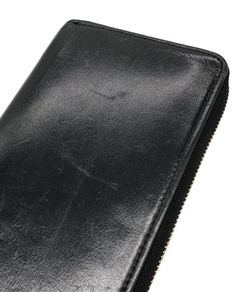 cocomeister（ココマイスター）COCOMEISTER (ココマイスター) ラウンドファスナー長財布 ブラックの古着・服飾アイテム