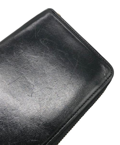 cocomeister（ココマイスター）COCOMEISTER (ココマイスター) ラウンドファスナー長財布 ブラックの古着・服飾アイテム