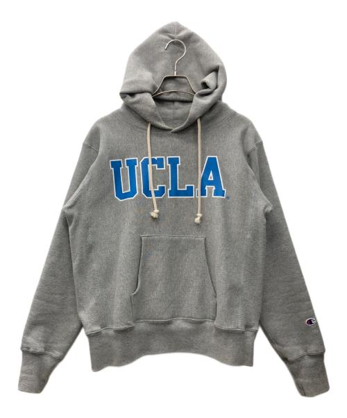 Champion（チャンピオン）Champion (チャンピオン) 裏起毛パーカー グレー サイズ:ｌの古着・服飾アイテム