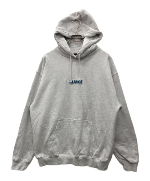 X-LARGE（エクストララージ）X-LARGE (エクストララージ) CHENILLE SLANTED OG HOODED SWEATSHIRT ホワイト サイズ:Lの古着・服飾アイテム
