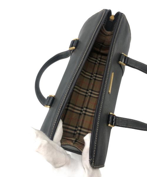 BURBERRY（バーバリー）BURBERRY (バーバリー) ハンドバッグ ブラックの古着・服飾アイテム