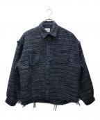 ADAM PATEKアダムパテック）の古着「シャツジャケット」｜ネイビー