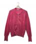 Jieda（ジエダ）の古着「メッシュジップカーディガン」｜ショッキングピンク