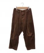 juvenile hall rollcallジュヴェナイルホールロールコール）の古着「コーデュロイパンツ」｜ブラウン