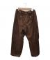 juvenile hall rollcall (ジュヴェナイルホールロールコール) コーデュロイパンツ ブラウン サイズ:FITS ALL：5000円