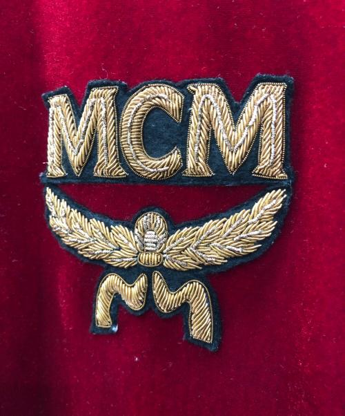 MCM（エムシーエム）MCM (エムシーエム) ベロア サイドライントラックジャケット レッド サイズ:Sの古着・服飾アイテム